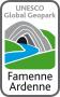 Logo Unesco Global Geopark // Famenne Ardenne