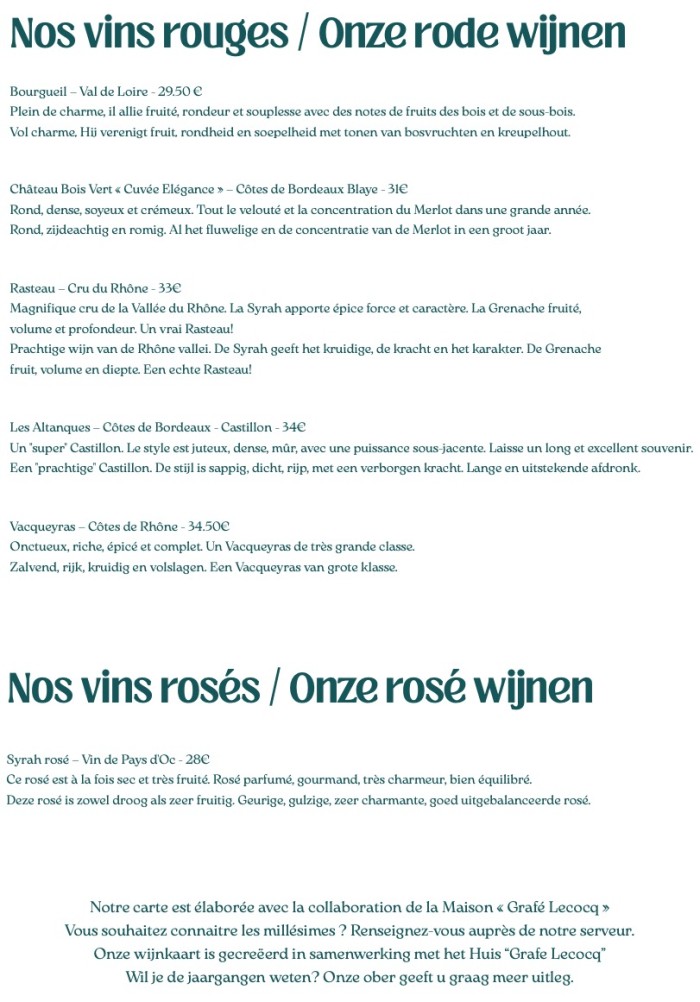 Carte Restaurant - 5