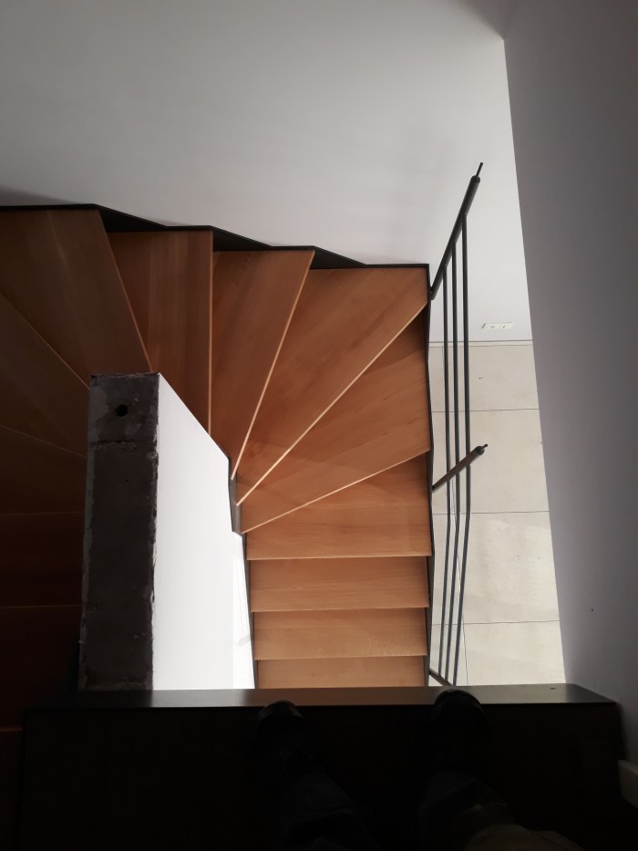 Escalier bois métal