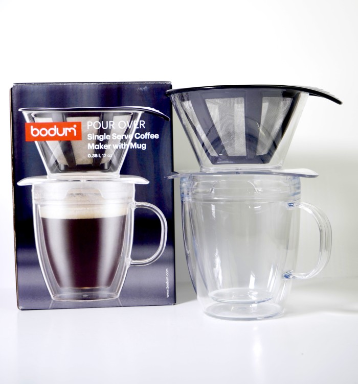 Cafetière filtre individuelle avec mug