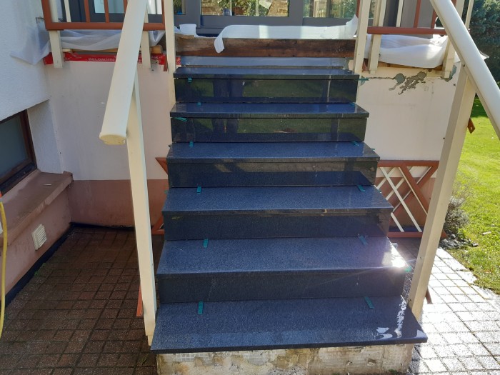 Pose de marches d escaliers