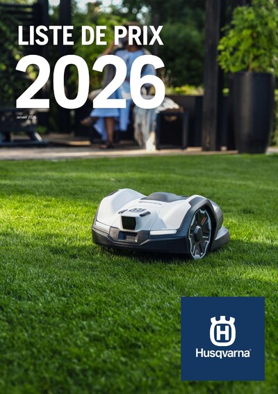 Husqvarna - Liste de prix 2026