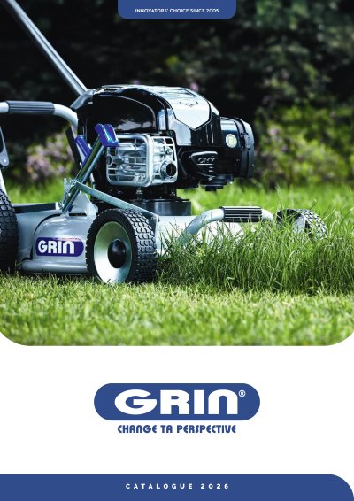Grin Tondeuses - Catalogue 2026