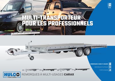 Hulco - Remorques à multi-usages Carax
